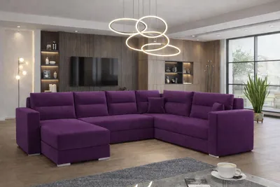 Zdjęcie produktu dla Zestaw wypoczynkowy Narożnik Sofa Zestaw wypoczynkowy Kapitan U z funkcją spania Część dzienna