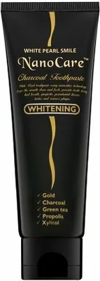 Produktbild von White Pearl NanoCare Whitening Zahnpasta mit Aktivkohle 100 g