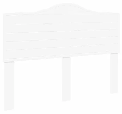 Image de Tête de lit vidaXL en bois blanc
