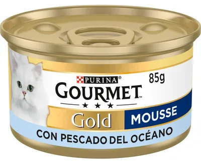 Productafbeelding van GOURMET GOLD, vismousse van oceaanvis, voor individueel portie, 24 stuks van 85 gram
