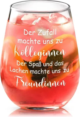 Image de Verre à vin Cadeau d'adieu Collègues 450 ml Remerciements Collaborateurs Changement d'emploi