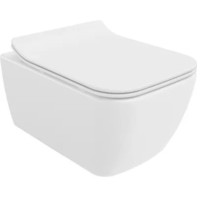 Obrázek produktu pro Mexen Stella WC mísa Rimless s pomalu padající deskou slim, duroplast, Bílá - 30680800