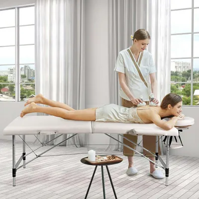 Obrázek produktu pro 84" nastavitelný přenosný masážní stůl s přepravním pouzdrem