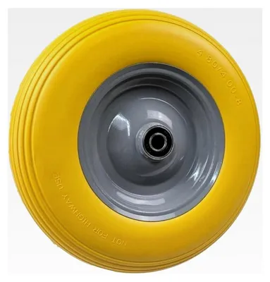 Produktbild von PU Rad 180 kg für Schubkarre 400 mm 4.00-8