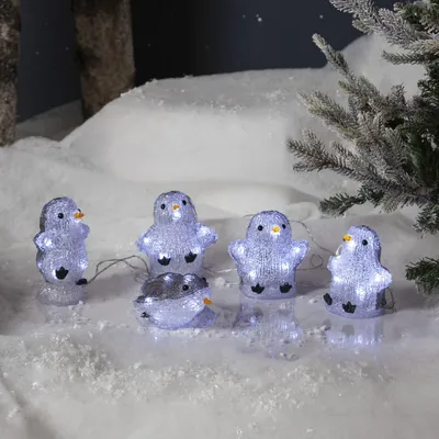 Produktbild von Star Trading Crystalo, Leichte Dekorationsfigur, Grau, 6 h, 18 h, 40 Glühbirne(n), LED
