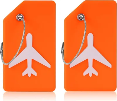 Produktbild von Flintronic Kofferanhänger Kieselgel 2er Set Orange