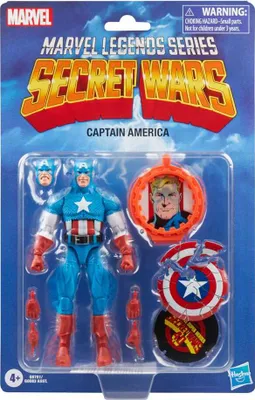 Produktbild von Marvel Legends Series Secret Wars Captain America, 4 Jahr(e), Mehrfarbig