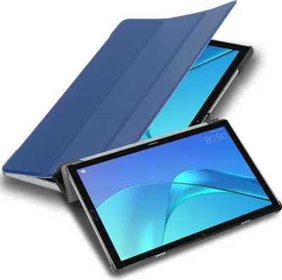 Obrázok produktu pre Cadorabo Ochranné puzdro pre tablet Huawei MediaPad M5 / M5 PRO (10,8") v modrom puzdre s vreckovým krytom s funkciou automatického prebúdzania