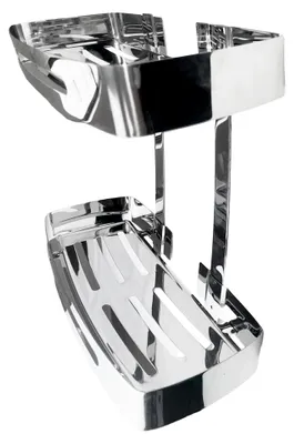 Produktbild von Wandseifenhalter aus Edelstahl - Badkorbregal und Duschorganisator für Küche und Toilette