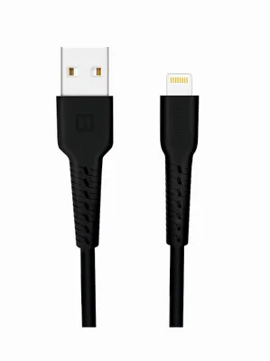 Produktbild von Swissten 71505540, 1 m, Lightning, USB A, Männlich, Männlich, Schwarz