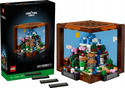 Zdjęcie produktu dla LEGO Minecraft St warsztatowy, Zestaw dla Dorosych Fanw z Okazji 15-lecia Powstania Gry, Zawiera 8 Postaci, w tym: Steve, Alex i Moby, Pomys na Prezent dla Gracza, dla Mczyzny i Kobiety, 21265