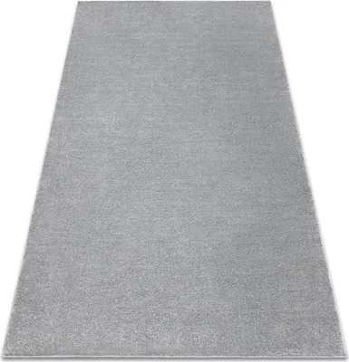 Produktbild von Teppich SOFTY glatt, einfarbig grau Grau 200x290 cm