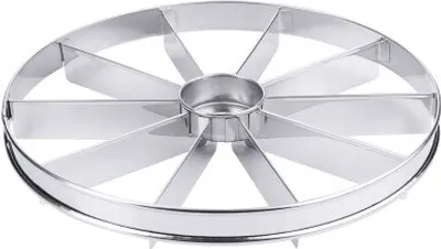 Imagen del producto de Divisores para tartas, fabricados en acero inoxidable, disponibles en diferentes modelos: 10 piezas. Variedad: 10 piezas