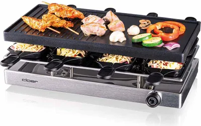 Produktbild von Cloer 6458, 8 Person(en), Aluminium, 1 Zone(n), Aluminium, Schwarz, Rechteckig, Aluminium