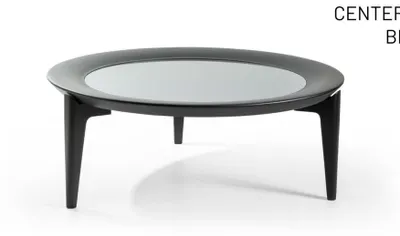 Produktbild von Grauer Runder Couchtisch Designer Wohnzimmer Tische Luxus Beistelltisch