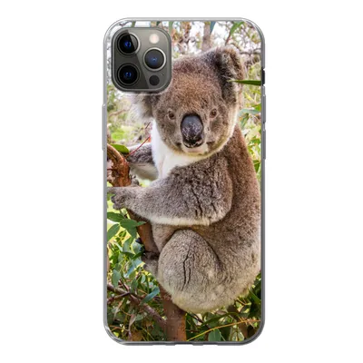 Produktbild von MuchoWow® Handyhülle Schutzhülle Hülle für iPhone 13 Pro Max Koala - Blätter - Kinder - Jungen - Mädchen Silikon Softcase Handy Hülle - Mobiltelefon