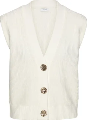 Produktbild von LASCANA Strickweste creme Größe 40/42
