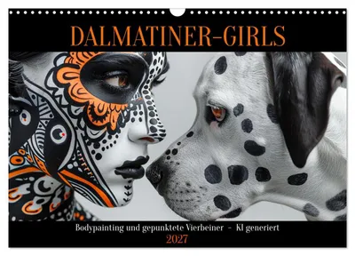 Produktbild von Dalmatinergirls (Wandkalender 2027 DIN A3 quer), CALVENDO Monatskalender