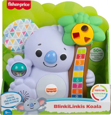 Image de Fisher-Price BlinkiLinkis Koala, Jouet musical pour bébé, Jouet éducatif