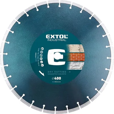Image de kotouč diamantový řezný segmentový na BETON, suché řezání, O 400x25,4x3,5mm