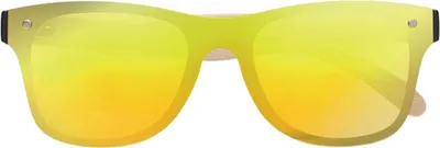 Immagine prodotto di MidOcean - Occhiali da sole a specchio "Aloha" - Bambù, policarbonato MO695 (Taglia unica) (Giallo)