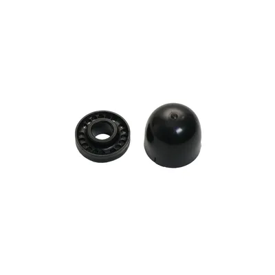 Zdjęcie produktu dla Tworzywowa nasadka masztowa z przepustem kablowym 48–50 mm, czarna