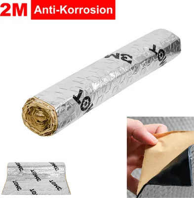 Produktbild von EINFEBEN 50x200cm Daemmmatte Profi Anti-Droehn Alubutyl Selbstklebend Daemmung PKW Auto
