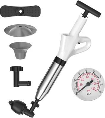 Imagen del producto de Desatascador de inodoro a presión, compacto, para camping, jardín y cocina