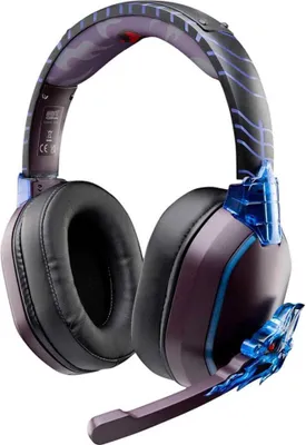 Zdjęcie produktu dla Lexip TSXLXHS0003, Przewodowy i Bezprzewodowy, Gaming, 20 - 20000 Hz, 452 g, Zestaw słuchawkowy, Czarny, Niebieski