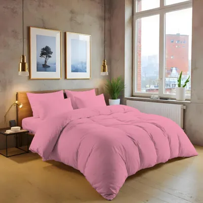 Productafbeelding van Effen Duvet Coverset van 100% Egyptisch Katoen, 200 Draadcount