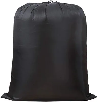 Produktbild von Famanu Wäschebeutel Extra Groß mit Zugband - Schwarz, 109×139 cm
