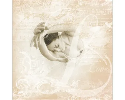 Produktbild von Glasbild Prima Ballerina 30x30 cm