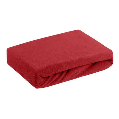 Immagine prodotto di Lenzuolo con angoli elasticizzati, 180x200+20 cm, colore rosso