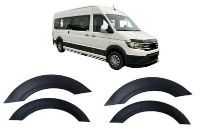 Für VW Crafter 2017- / MAN TGE 2017- Kotflügel Radlauf Verbreiterungen mit ABE in der Farbe von Goingfast