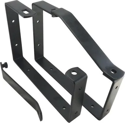 Produktbild von Wandhalter für Leitern, universell, abschließbar - Schwarz