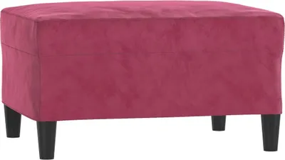 Obrázek produktu pro vidaXL Podnožka Vínově červená 70x55x41 cm Velvet