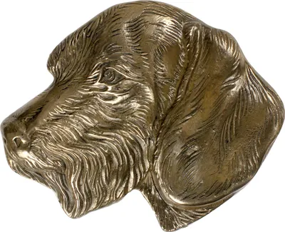 Produktbild von Art-Dog Wandrelief Dachshund Rauhhaar – Bronzepulver-Harz-Guss