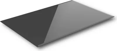 Produktbild von HOOZ Glasplatte Kaminofen Tischplatte 100x70cm Facettenschliff ESG Sicherheitsglas schwarz