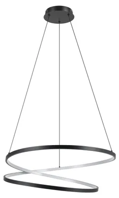 Productafbeelding van Ø 70cm led hanglamp Ruotale zwart