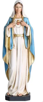 Produktbild von Religieoses Geschenk für Mutter, Heilige Jungfrau Maria, Handgemaltes Altarbild, 25 cm hoch, religiöse Dekoration, Handwerk, Geschenk für Mutter, religiöses Kunstwerk.