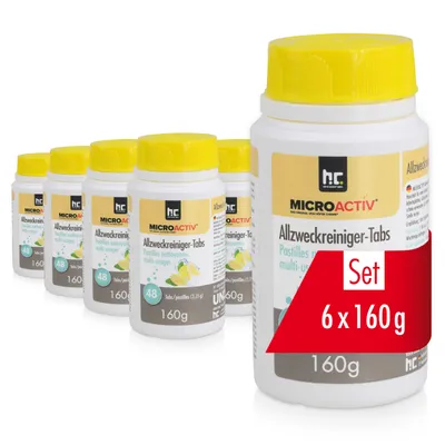 Produktbild von 6x 160 g Microactiv® Allzweckreiniger Tabs