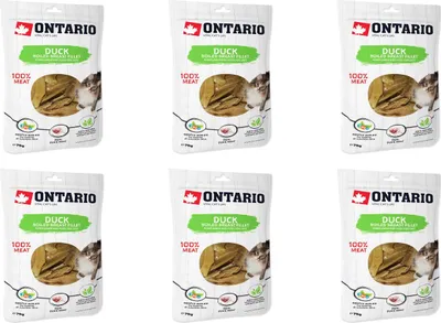 Produktbild von Ontário-Leckerbissen Ente, gekochte Brustfilets 70g / Packung 6 Stück
