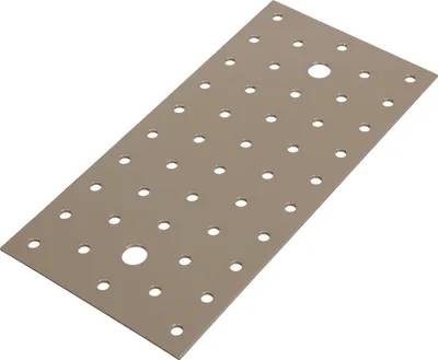 Produktbild von Alberts 822996 DURAVIS® Lochplatte, schwarzdiamant duplexbeschichtet, Größe 200 x 100 x 2 mm, 25er Set