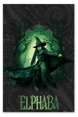 Produktbild von Wicked 2 Poster Elphaba Glow 61 x 91,5 cm
