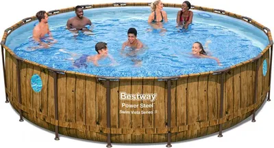Produktbild von Bestway 56977, 23062 l, Gerahmter Pool, Leiter, Braun, 100,7 kg