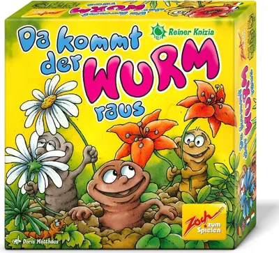 Produktbild von Zoch Kinderspiel Wettlaufspiel Da kommt der Wurm raus 601105198