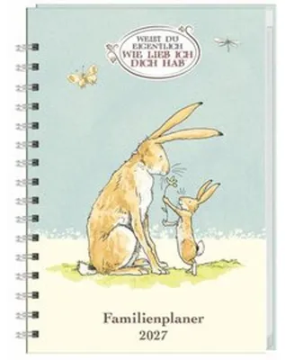Obrázok produktu pre Weißt du eigentlich, wie lieb ich dich hab? Familienplaner-Buch A5 2027