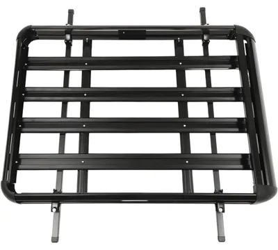 Image de Porte-bagages universel pour toit - Panier de toit - Longueur 140 cm - Largeur réglable de 100 à 135 cm - Capacité de charge 150 kg - Hauteur 13 cm - Noir