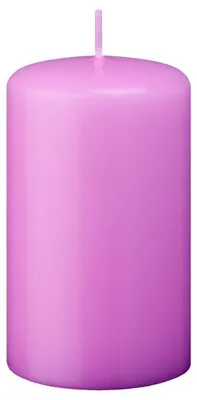 Produktbild von Flachkopf-Stumpenkerzen Rosa 120 x Ø 50 mm, 4 Stück