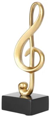 Zdjęcie produktu dla Figurka muzyczna z żywicy, idealna do dekoracji